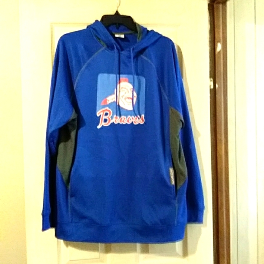 Alleson Athletic hoodie with pockets. Size medium. Throwback Atl Braves Champs